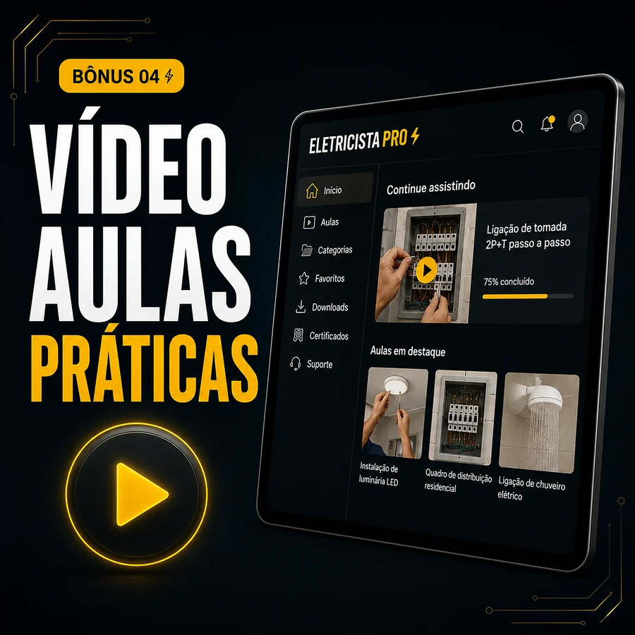Mockup digital do Bônus 04: Videoaulas práticas