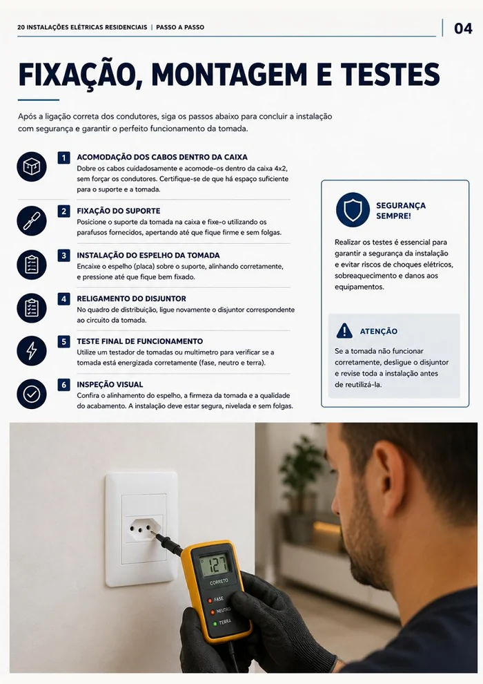 Página 4 do guia de instalações elétricas residenciais